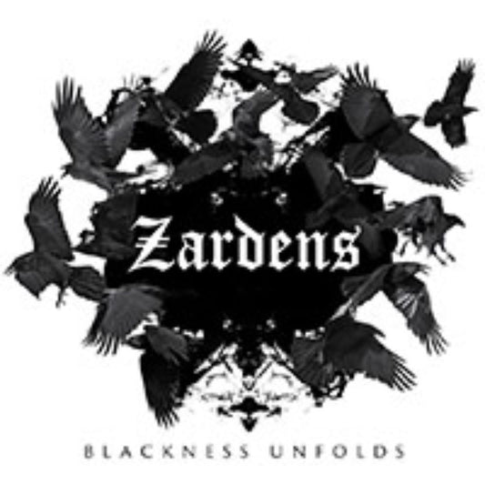 Front cover of "Blackness Unfolds" by Zardens available at Darkwoods Webstore