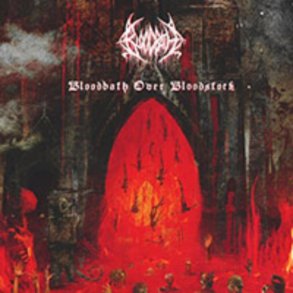 Front cover of "Bloodbath over Bloodstock" by Bloodbath available at Darkwoods Webstore