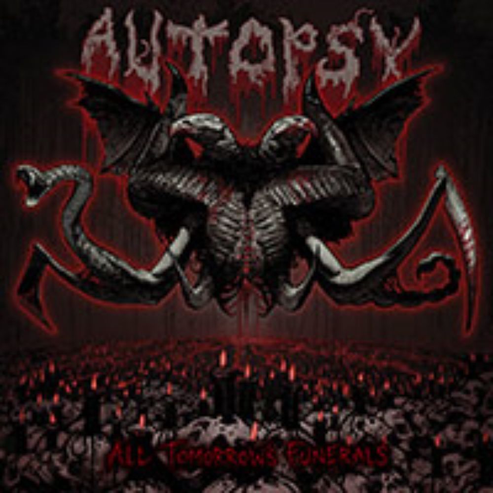 Front cover of "All Tomorrow's Funerals" by Autopsy available at Darkwoods Webstore