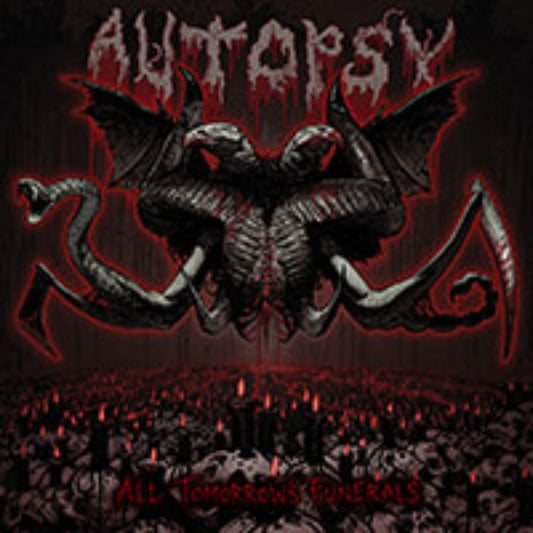 Front cover of "All Tomorrow's Funerals" by Autopsy available at Darkwoods Webstore