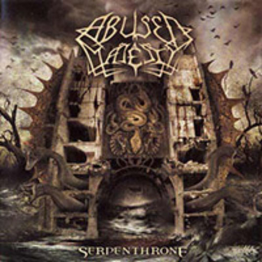 Front cover of "Serpenthrone" by Abused Majesty available at Darkwoods Webstore