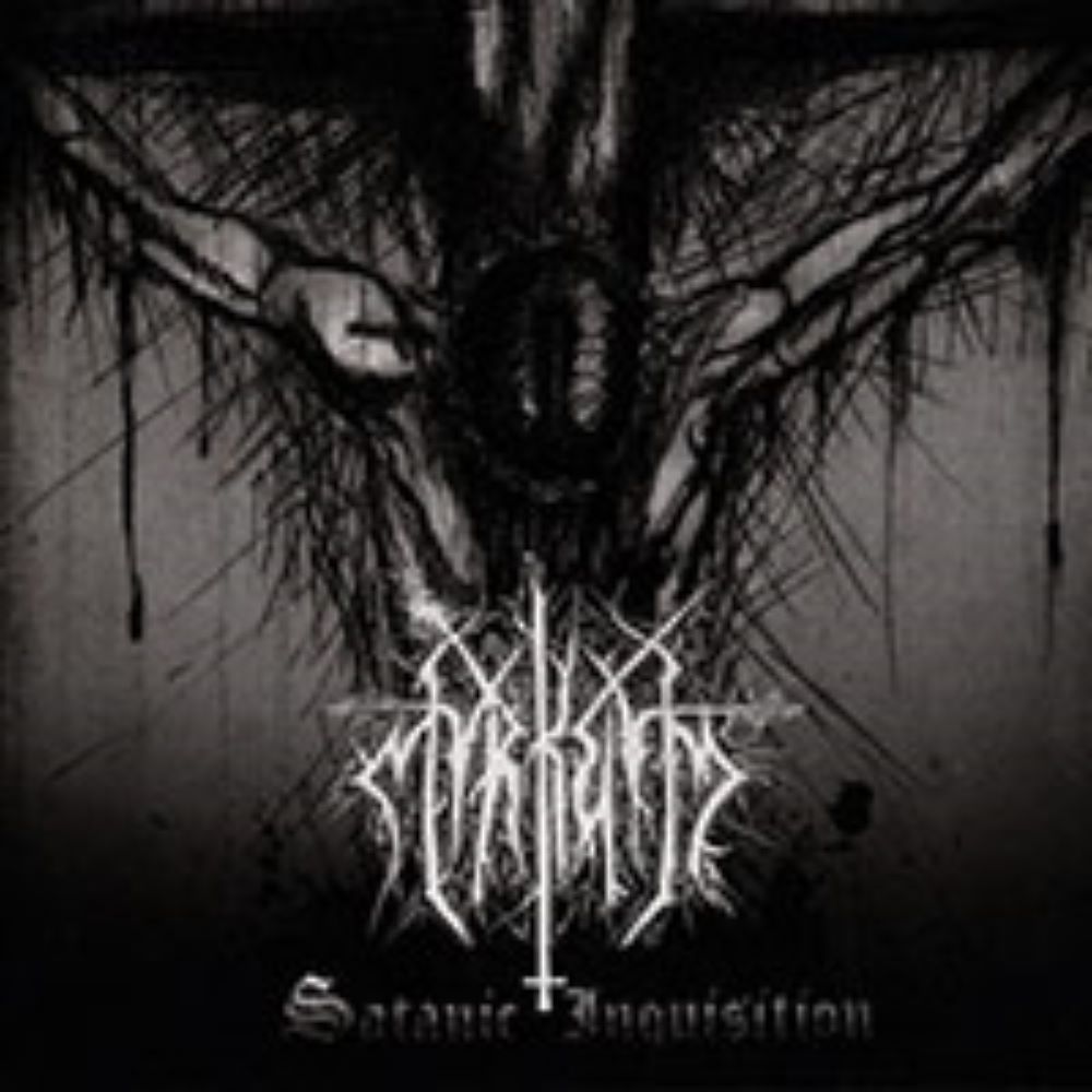 Front cover of "Satanic Inquisition" by Myrkvid available at Darkwoods Webstore