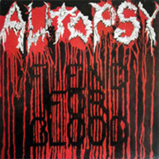 Front cover of "Fiend for Blood" by Autopsy available at Darkwoods Webstore
