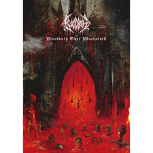 Front cover of "Bloodbath over Bloodstock" by Bloodbath available at Darkwoods Webstore