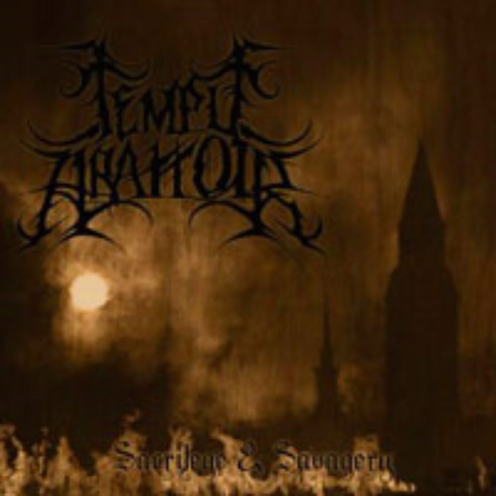 Front cover of "Sacrilege & Savagery" by Temple Abattoir available at Darkwoods Webstore
