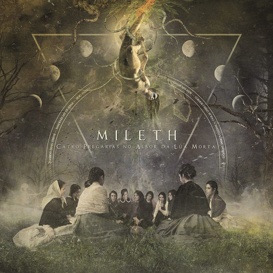 Front cover of "Catro Pregarias no Albor da Lúa Morta" by Mileth available at Darkwoods Webstore