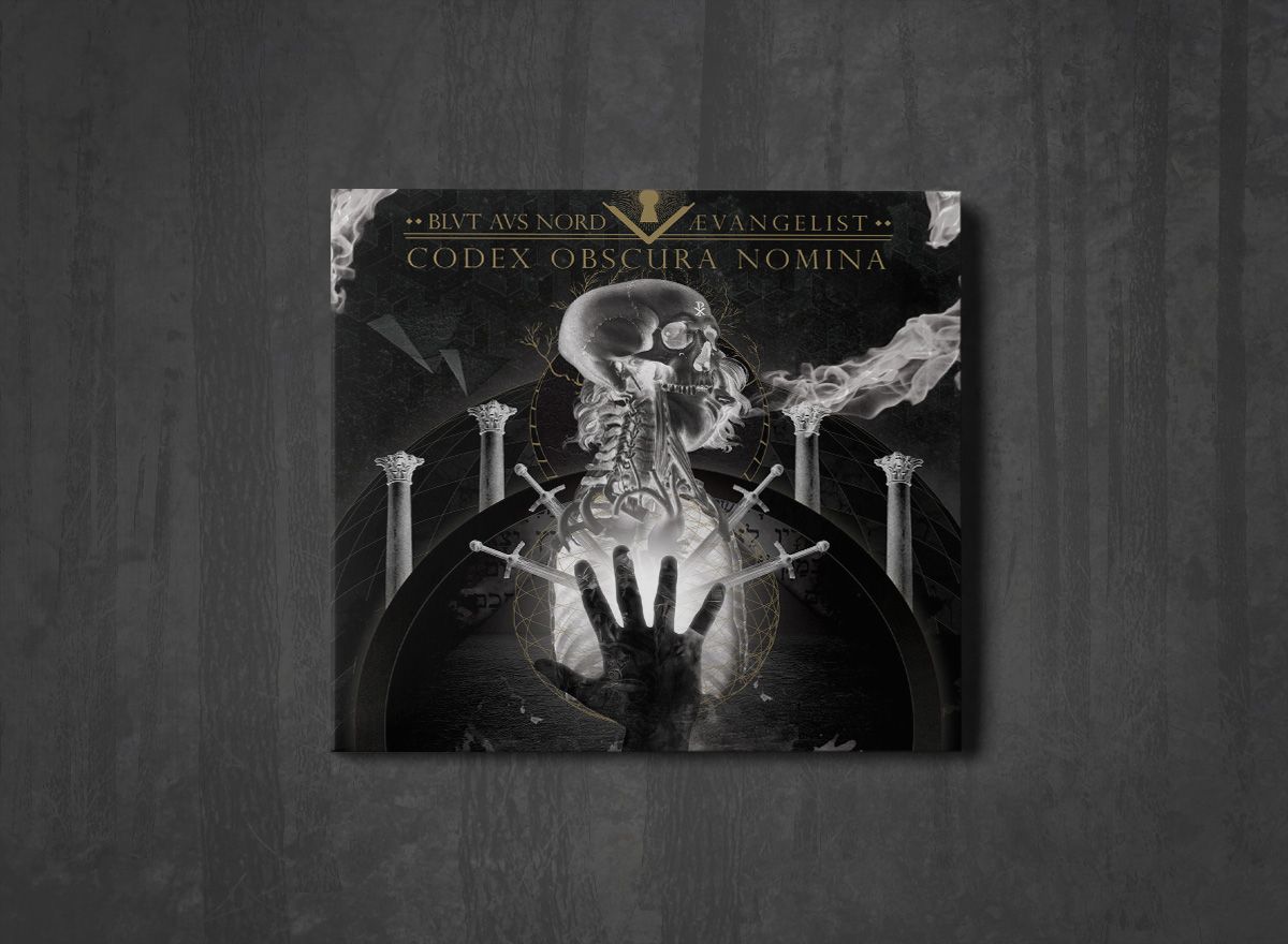 Additional artwork for "Codex Obscura Nomina" by Blut aus Nord / Ævangelist available at Darkwoods Webstore