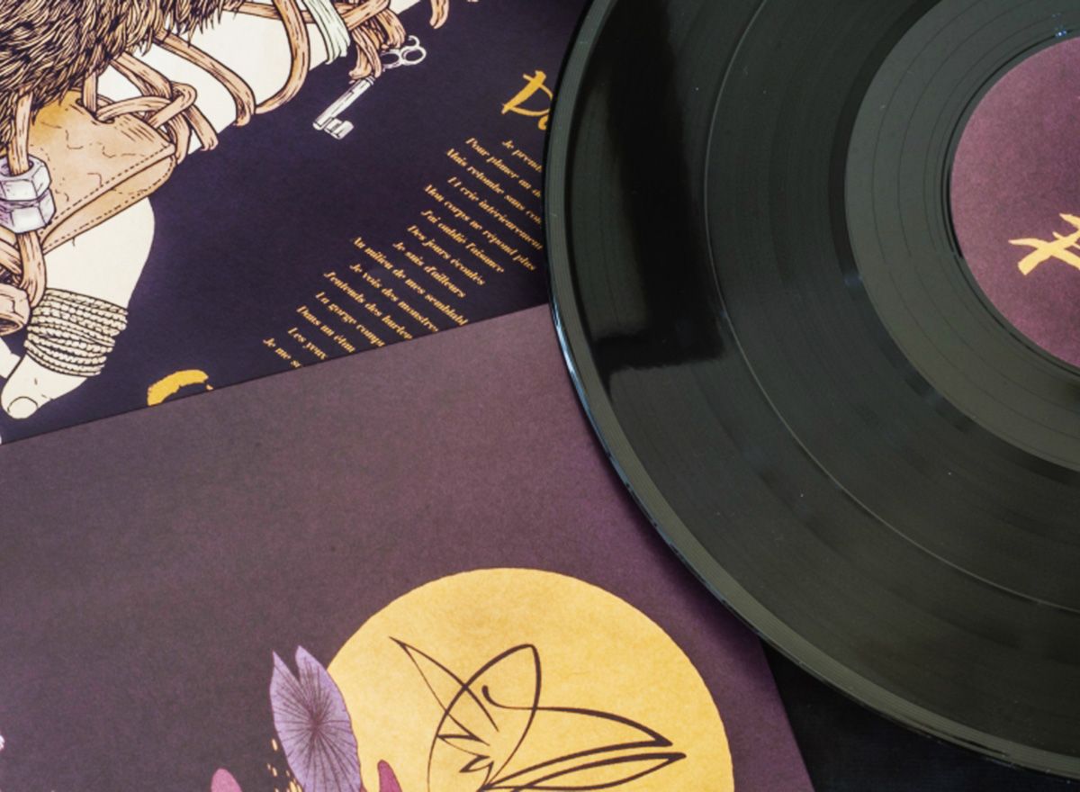 Additional artwork for "Kodama" by Alcest available at Darkwoods Webstore