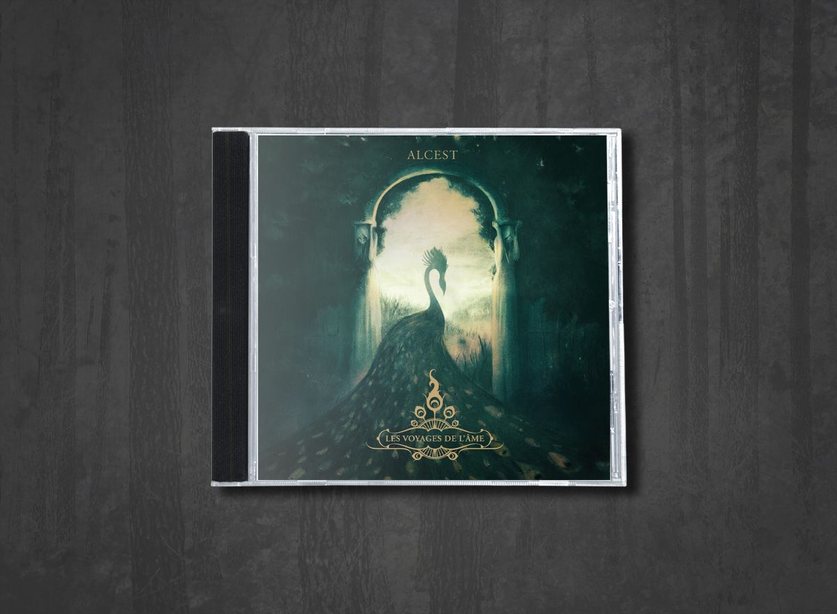 Additional artwork for "Les voyages de l'âme" by Alcest available at Darkwoods Webstore