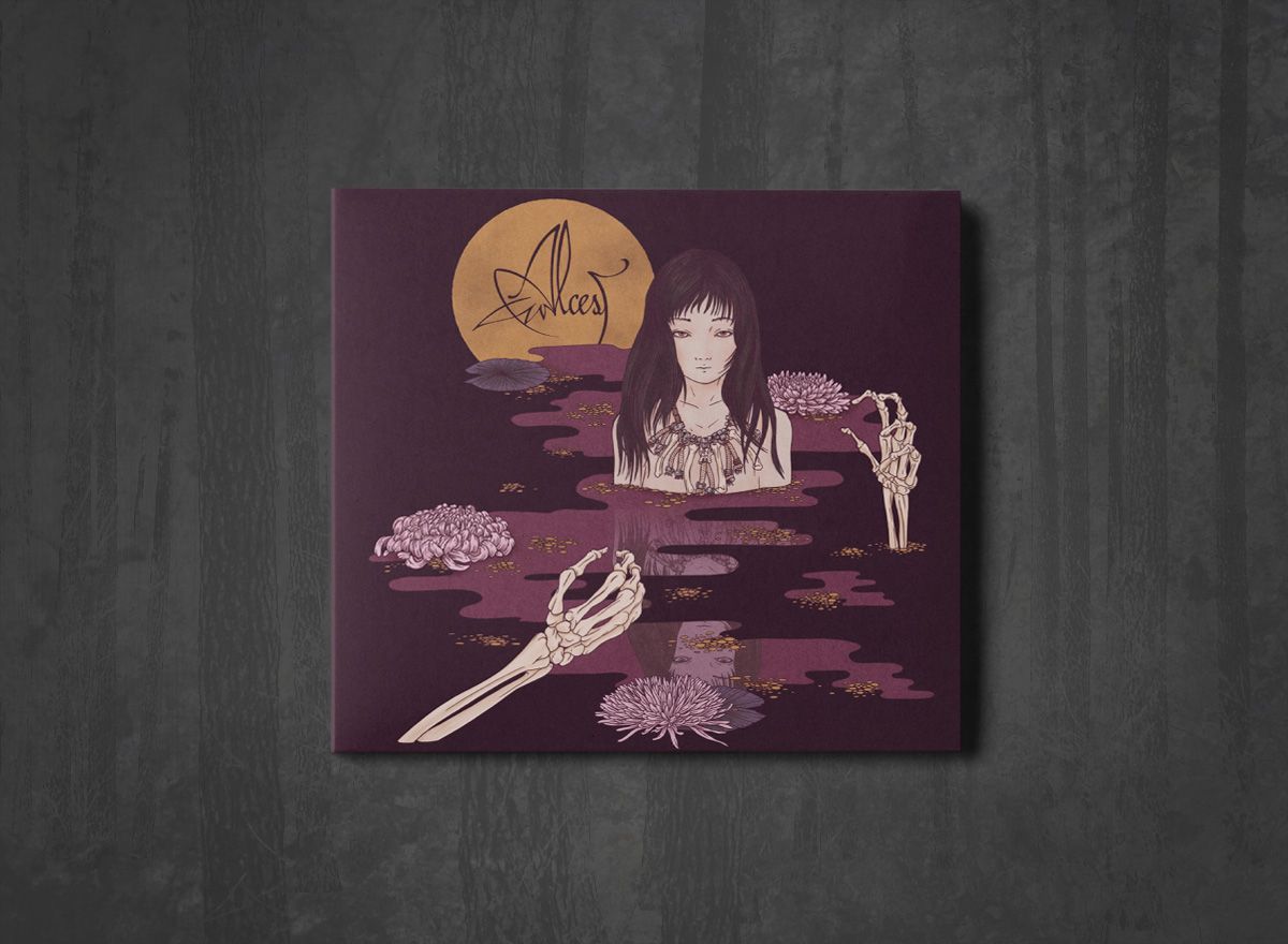 Additional artwork for "Kodama" by Alcest available at Darkwoods Webstore