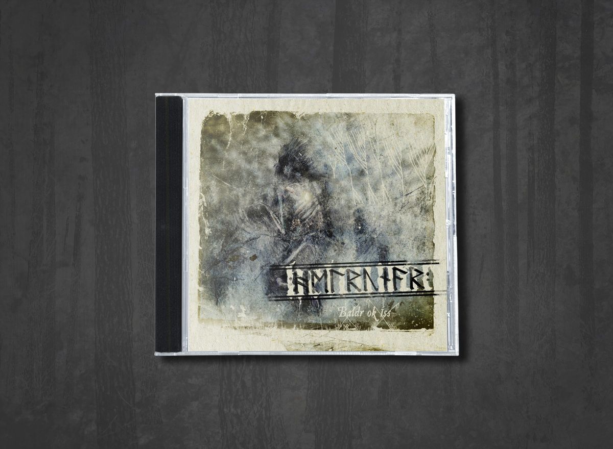 Additional artwork for "Baldr ok Íss" by Helrunar available at Darkwoods Webstore