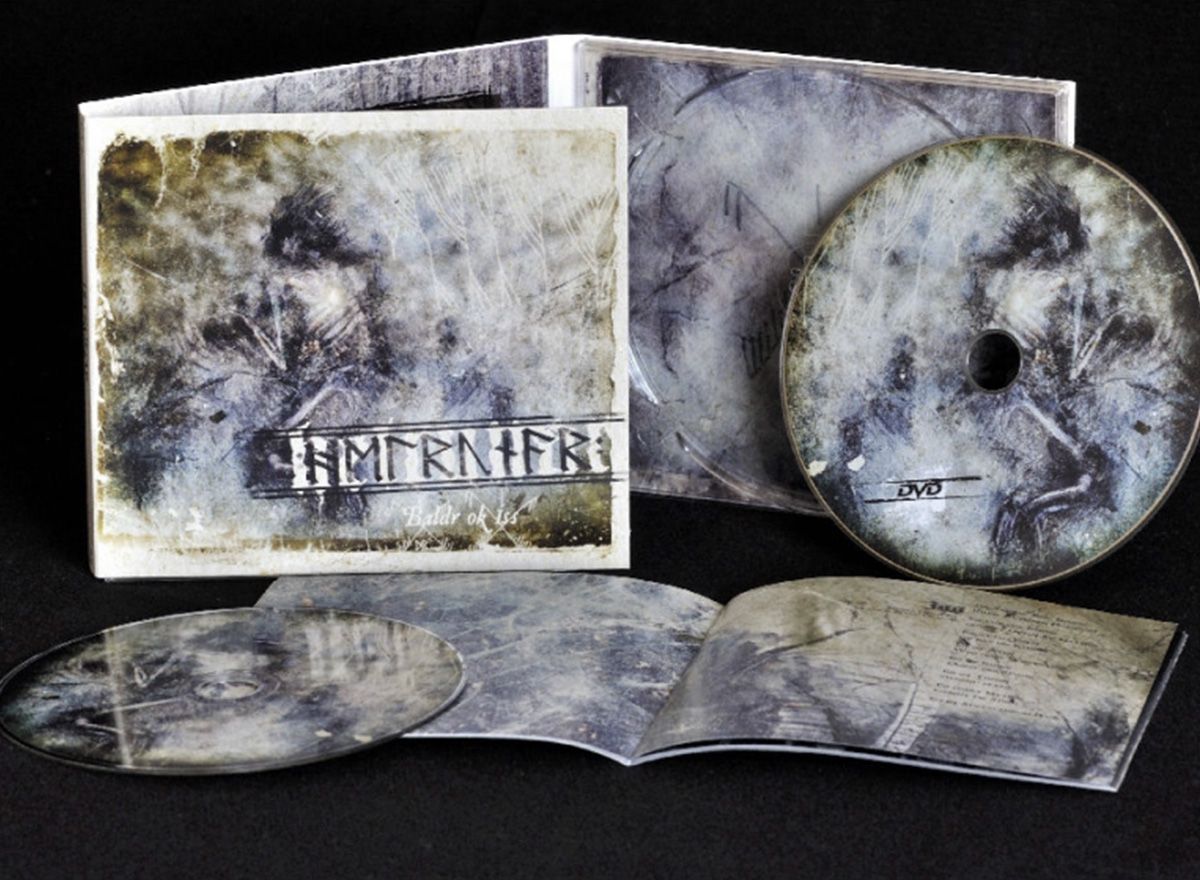 Additional artwork for "Baldr ok Íss" by Helrunar available at Darkwoods Webstore