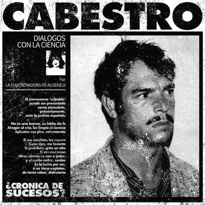 Front cover of "¿Crónica de sucesos?" by Cabestro available at Darkwoods Webstore