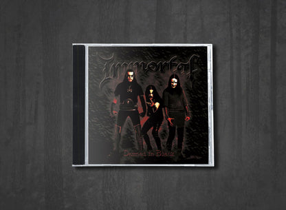 Additional artwork for "Damned in Black" by Immortal available at Darkwoods Webstore
