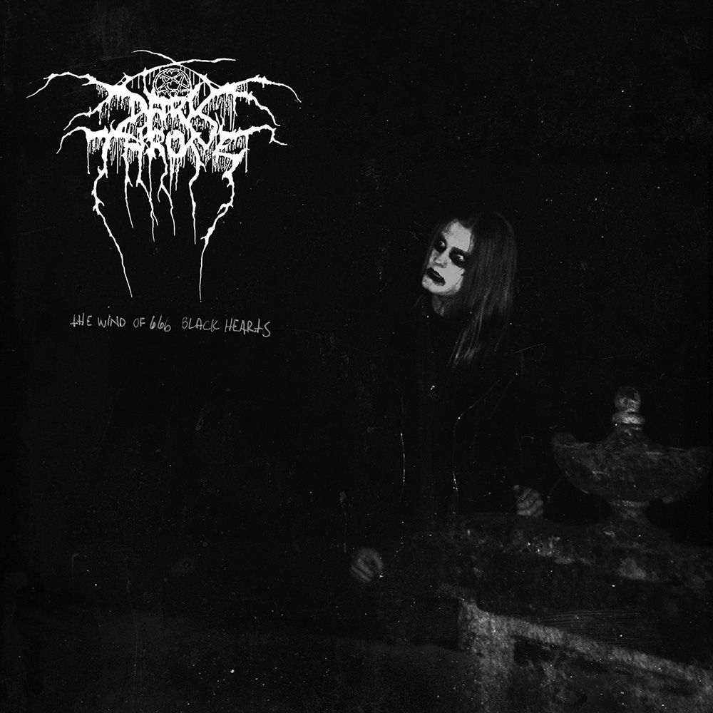 Front cover of "The Wind of 666 Black Hearts" by Darkthrone available at Darkwoods Webstore