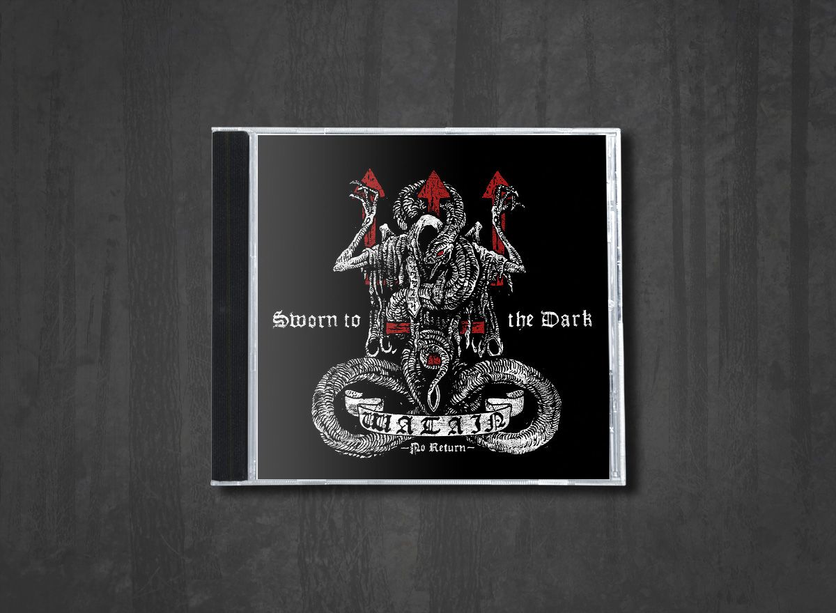 Additional artwork for "Sworn to the Dark" by Watain available at Darkwoods Webstore