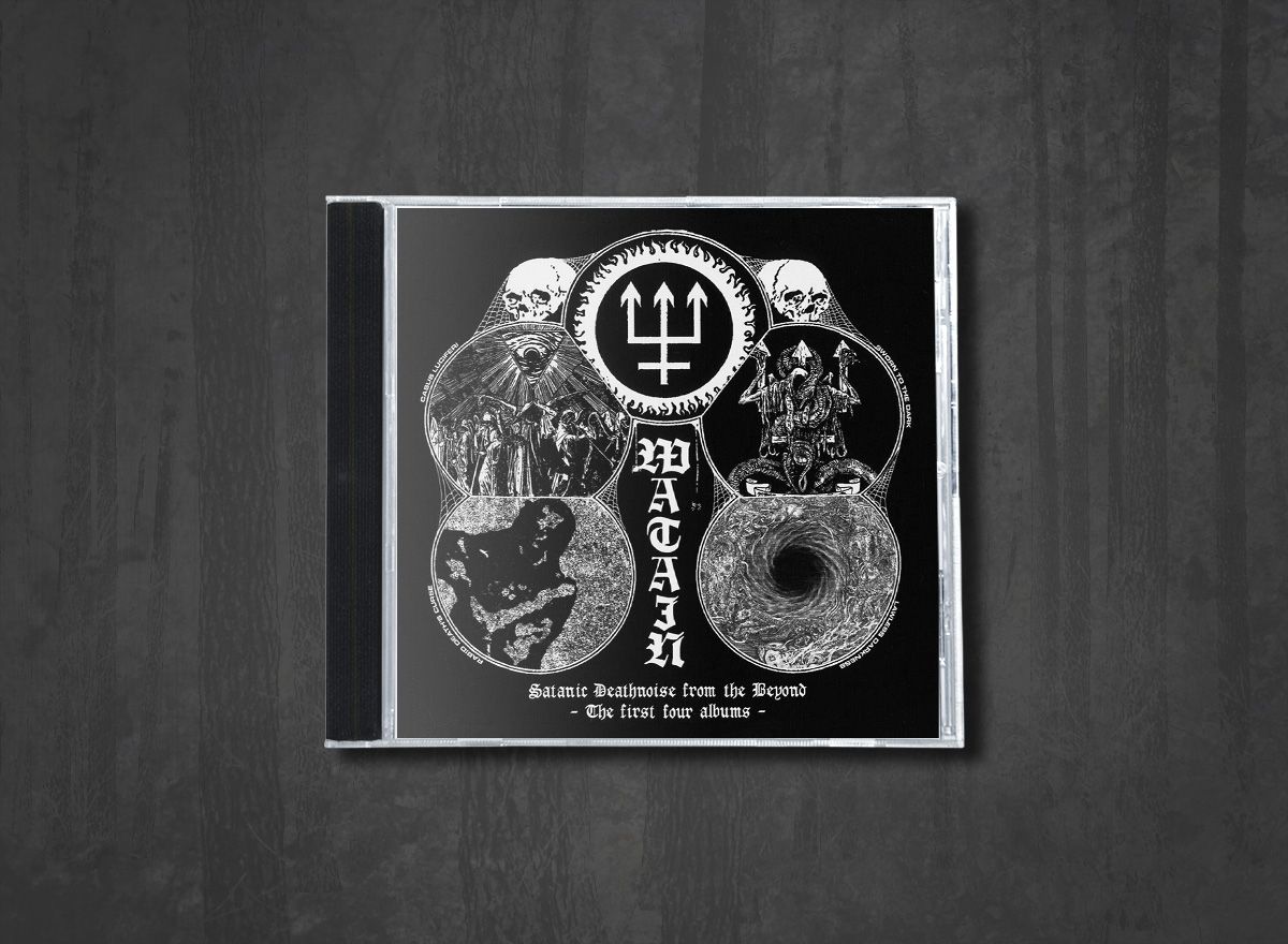 Additional artwork for "Satanic Deathnoise from the Beyond: The First Four Albums" by Watain available at Darkwoods Webstore