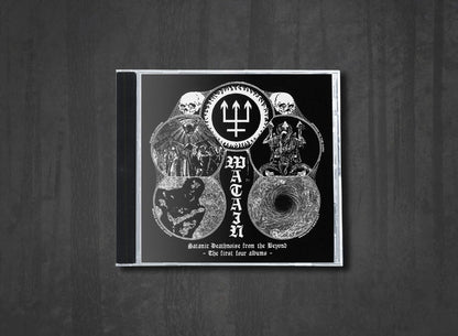 Additional artwork for "Satanic Deathnoise from the Beyond: The First Four Albums" by Watain available at Darkwoods Webstore