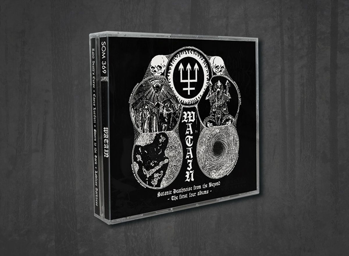 Additional artwork for "Satanic Deathnoise from the Beyond: The First Four Albums" by Watain available at Darkwoods Webstore