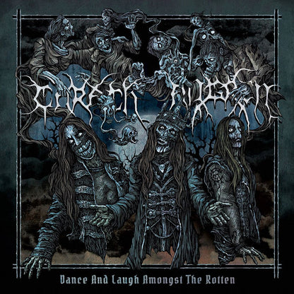 Front cover of "Dance and Laugh Amongst the Rotten" by Carach Angren available at Darkwoods Webstore