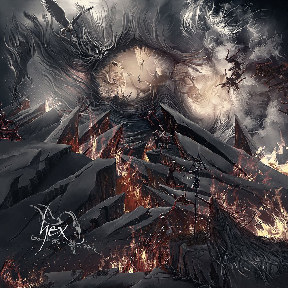 Front cover of "God Has No Name" by Hex available at Darkwoods Webstore
