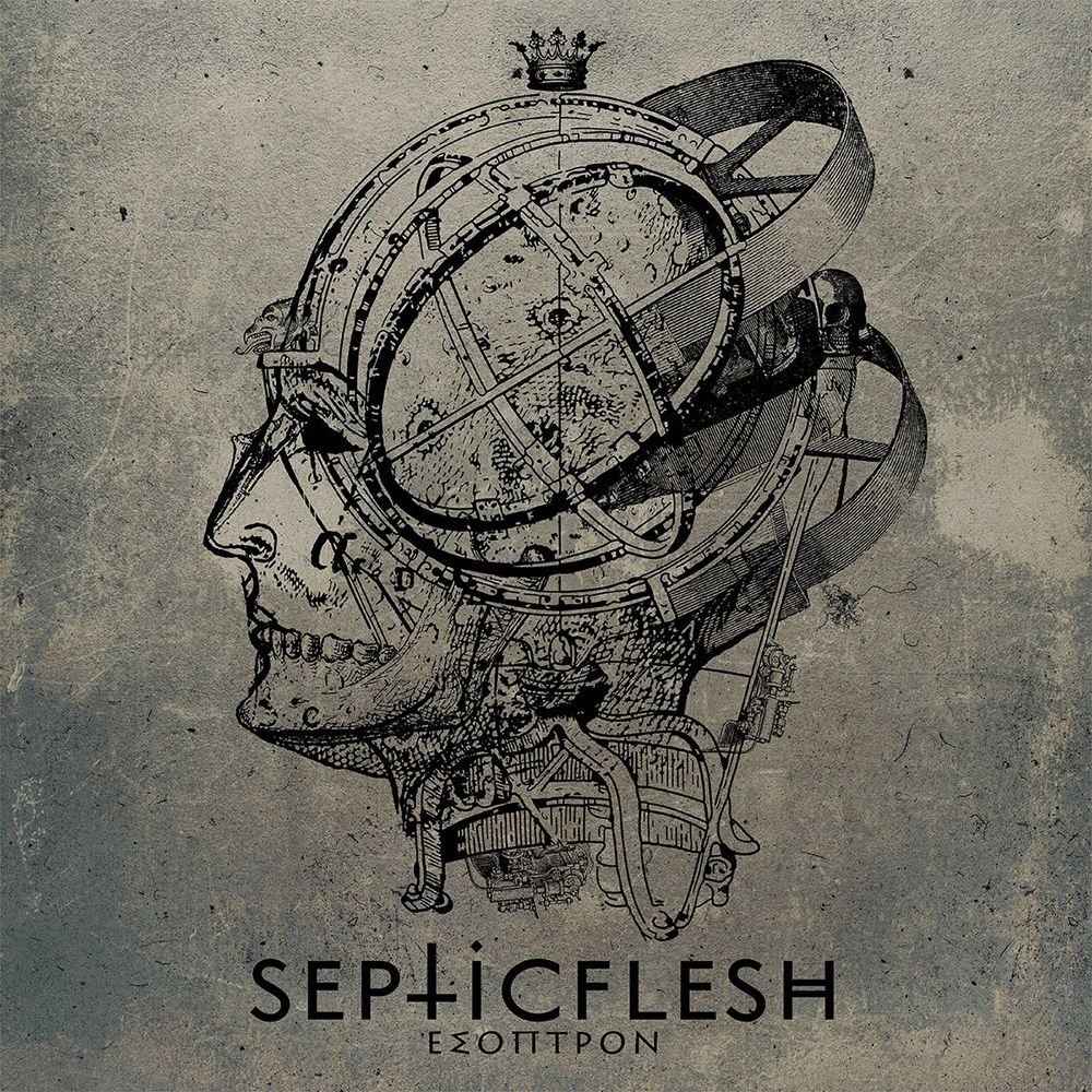 Front cover of "ΕΣΟΠΤΡΟΝ (Esoptron)" by Septicflesh available at Darkwoods Webstore