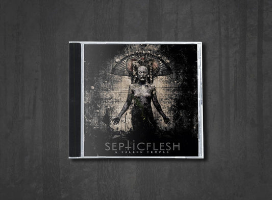 Additional artwork for "A Fallen Temple" by Septicflesh available at Darkwoods Webstore