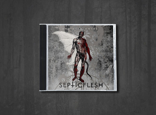 Additional artwork for "Ophidian Wheel" by Septicflesh available at Darkwoods Webstore