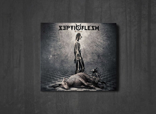 Additional artwork for "Titan" by Septicflesh available at Darkwoods Webstore