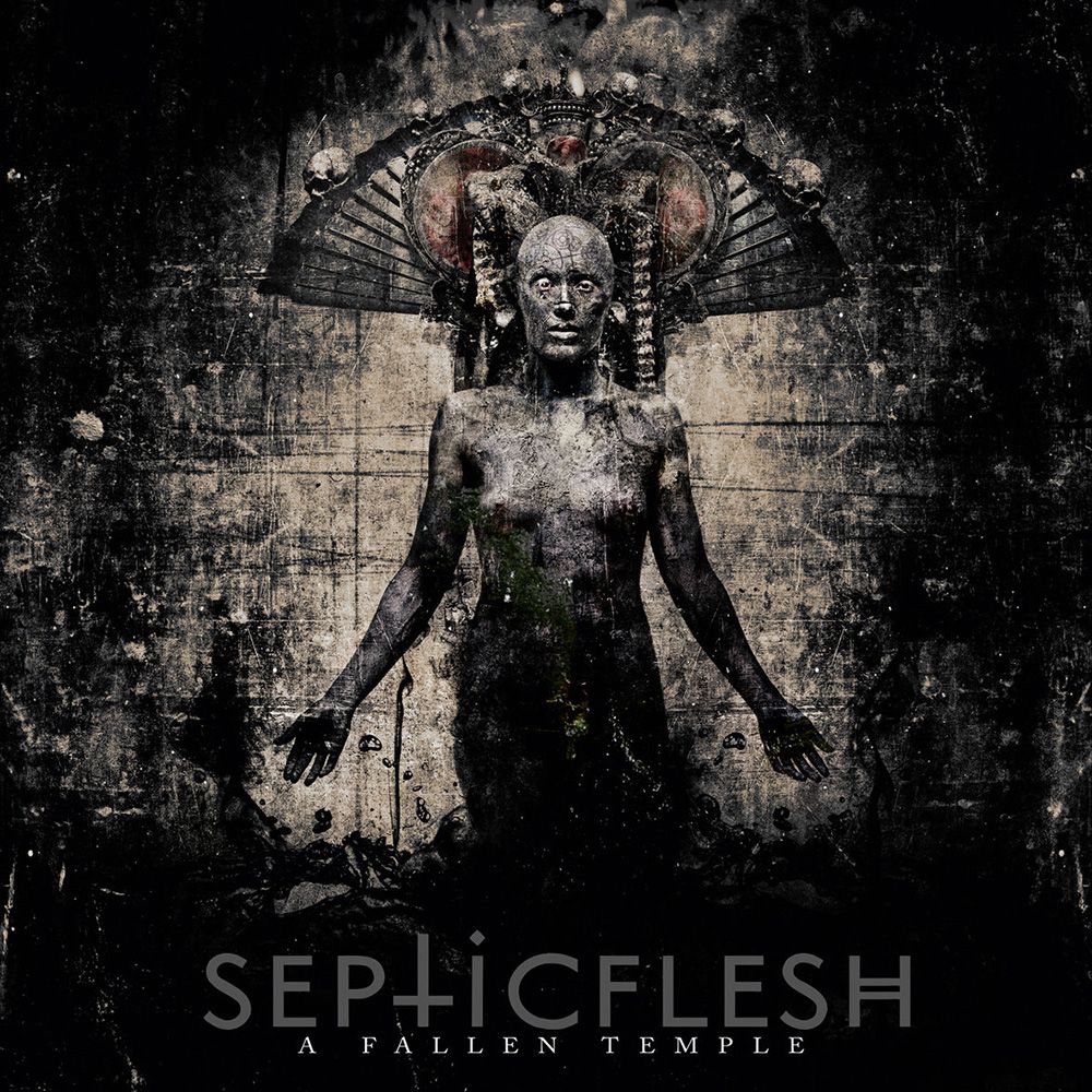 Front cover of "A Fallen Temple" by Septicflesh available at Darkwoods Webstore