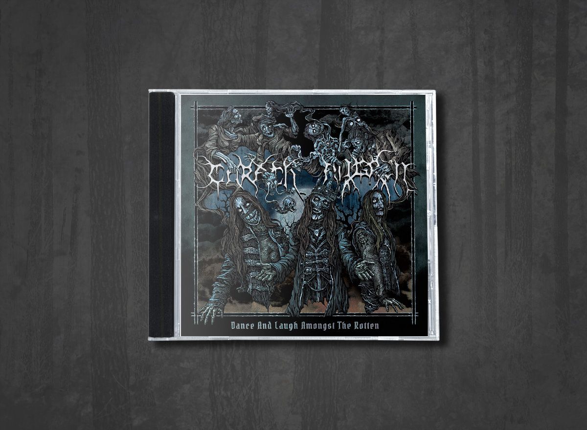 Additional artwork for "Dance and Laugh Amongst the Rotten" by Carach Angren available at Darkwoods Webstore