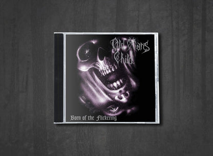 Additional artwork for "Born of the Flickering" by Old Man's Child available at Darkwoods Webstore