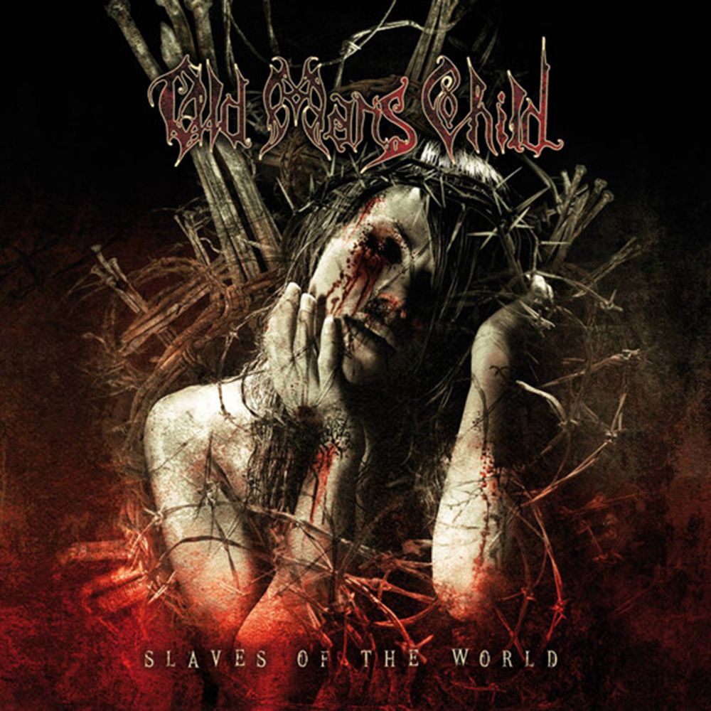 Front cover of "Slaves of the World" by Old Man's Child available at Darkwoods Webstore