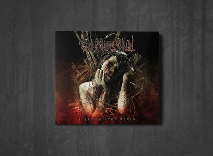 Additional artwork for "Slaves of the World" by Old Man's Child available at Darkwoods Webstore