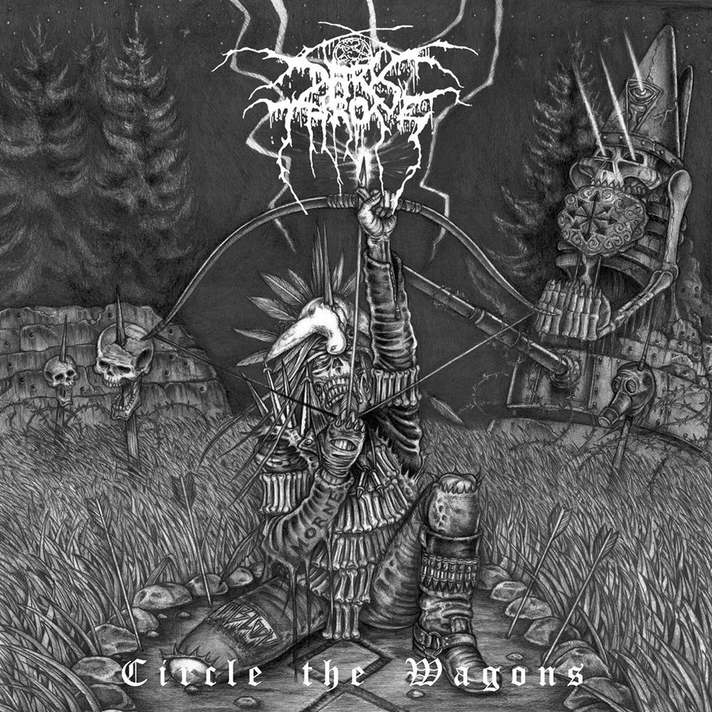 Front cover of "Circle the Wagons" by Darkthrone available at Darkwoods Webstore