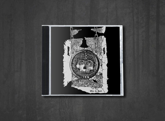 Additional artwork for "War & Hell" by Körgull the Exterminator / Akerbeltz available at Darkwoods Webstore