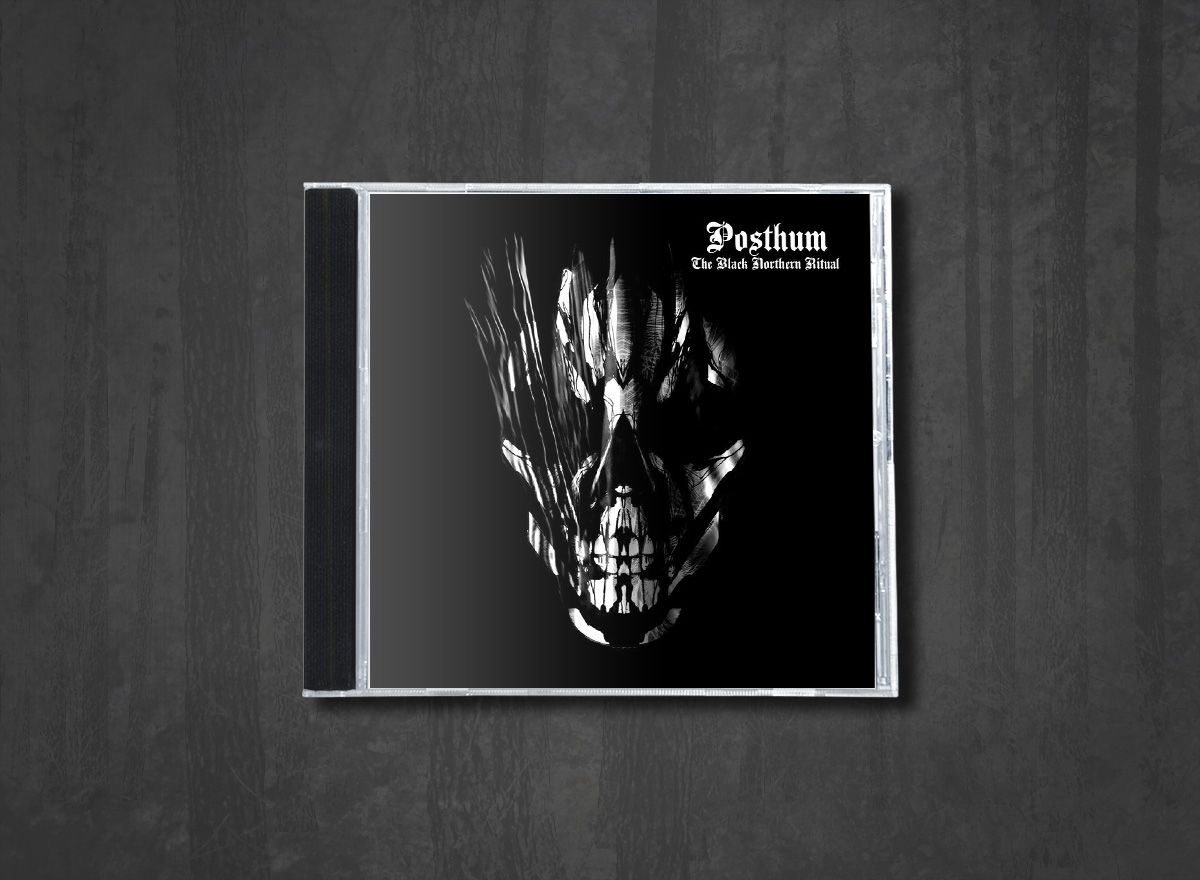 Additional artwork for "The Black Northern Ritual" by Posthum available at Darkwoods Webstore