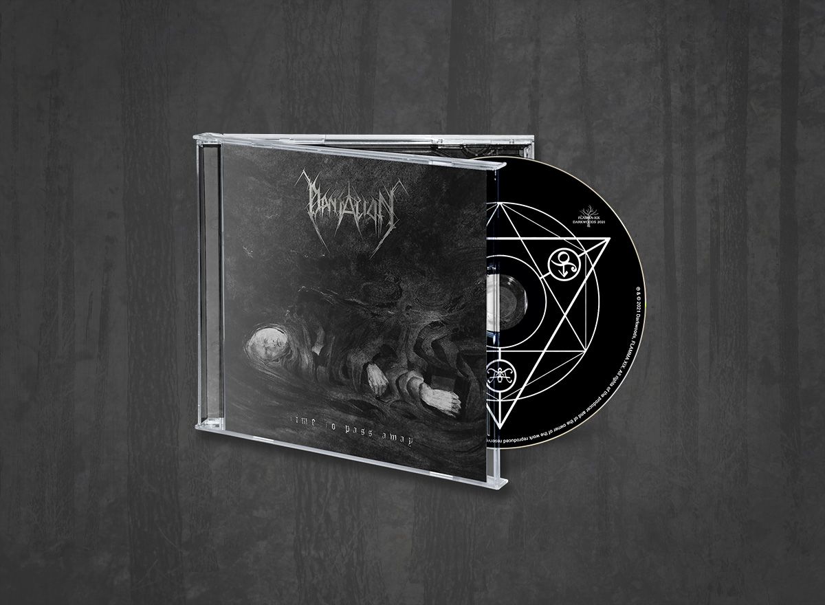 Additional artwork for "Time To Pass Away" by Dantalion available at Darkwoods Webstore