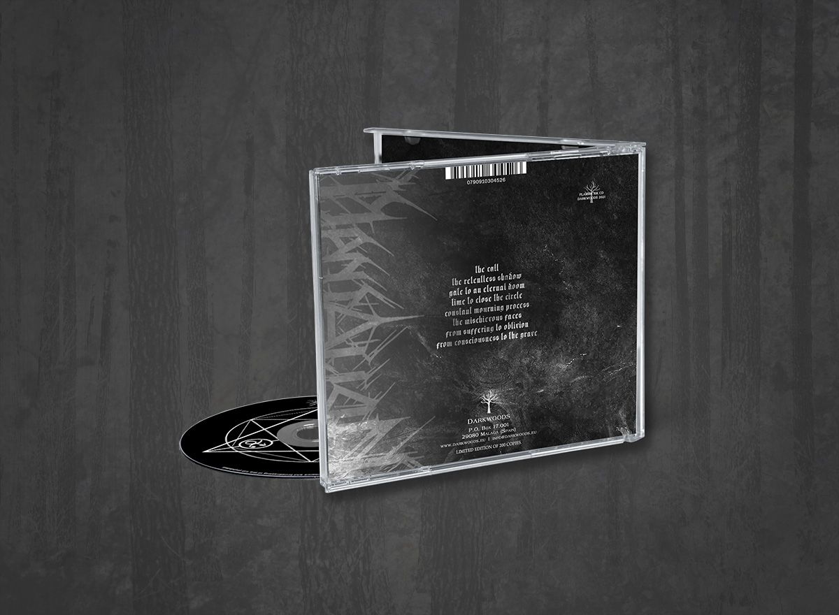 Additional artwork for "Time To Pass Away" by Dantalion available at Darkwoods Webstore