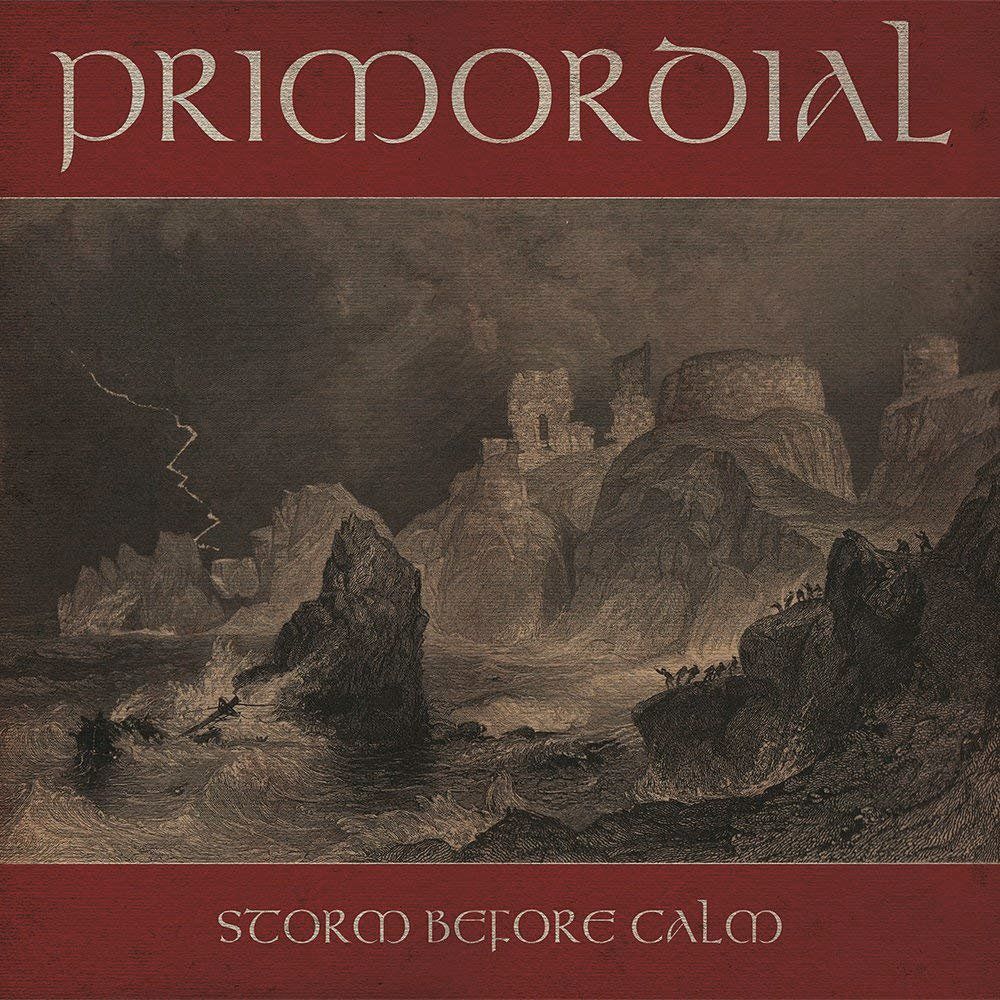 Front cover of "Storm Before Calm" by Primordial available at Darkwoods Webstore