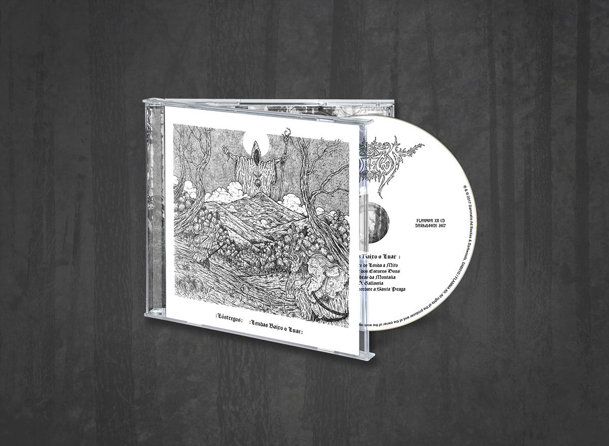 Additional artwork for "Lendas Baixo o Luar" by Lóstregos available at Darkwoods Webstore