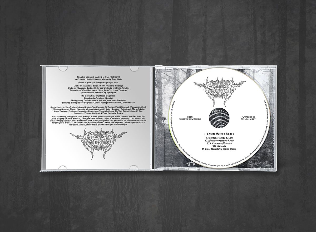Additional artwork for "Lendas Baixo o Luar" by Lóstregos available at Darkwoods Webstore