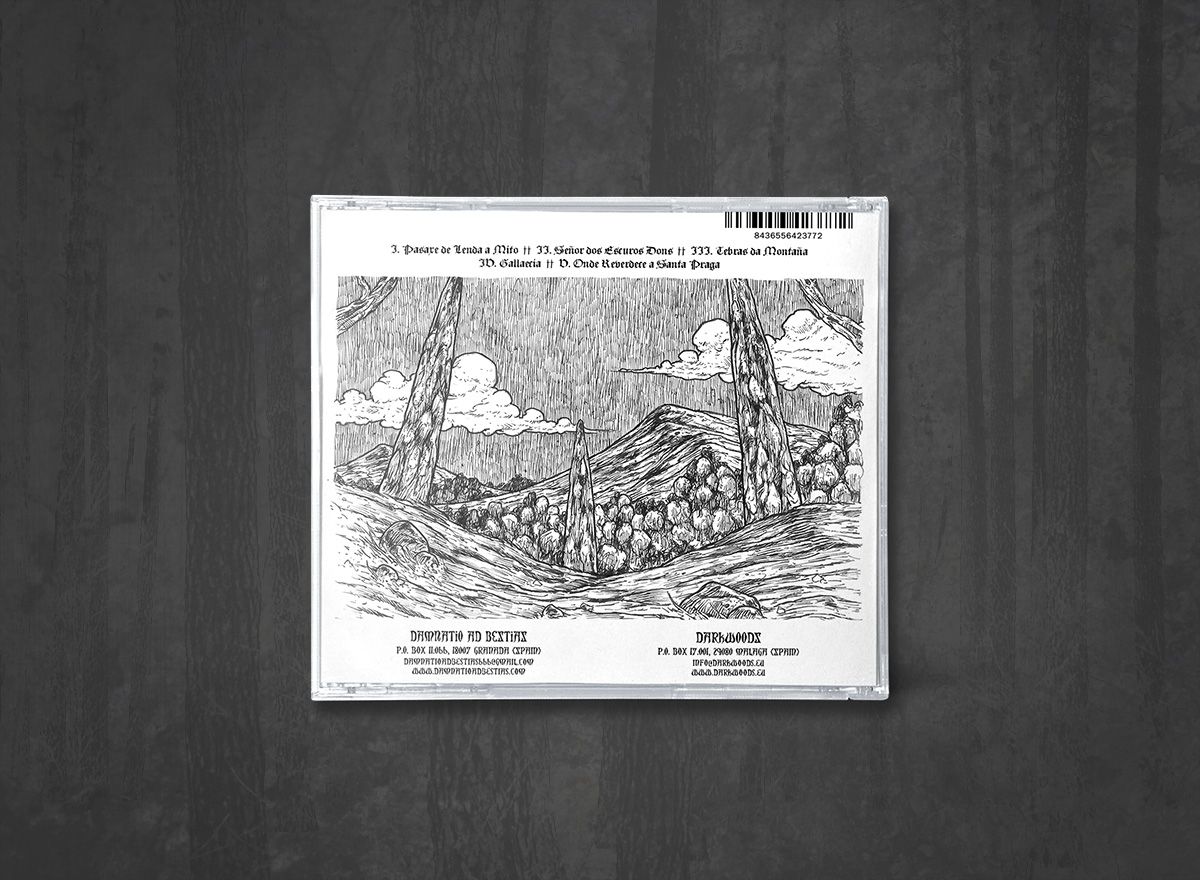 Additional artwork for "Lendas Baixo o Luar" by Lóstregos available at Darkwoods Webstore