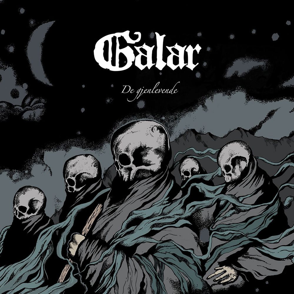 Front cover of "De gjenlevende" by Galar available at Darkwoods Webstore