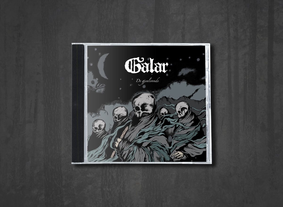 Additional artwork for "De gjenlevende" by Galar available at Darkwoods Webstore