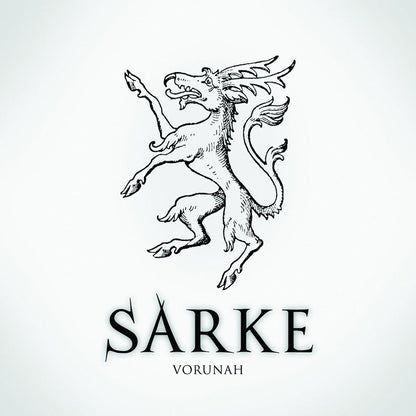 Front cover of "Vorunah" by Sarke available at Darkwoods Webstore