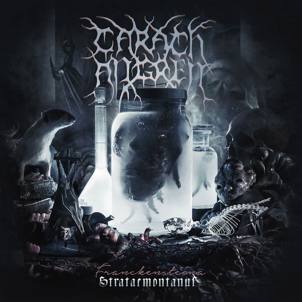 Front cover of "Franckensteina Strataemontanus" by Carach Angren available at Darkwoods Webstore