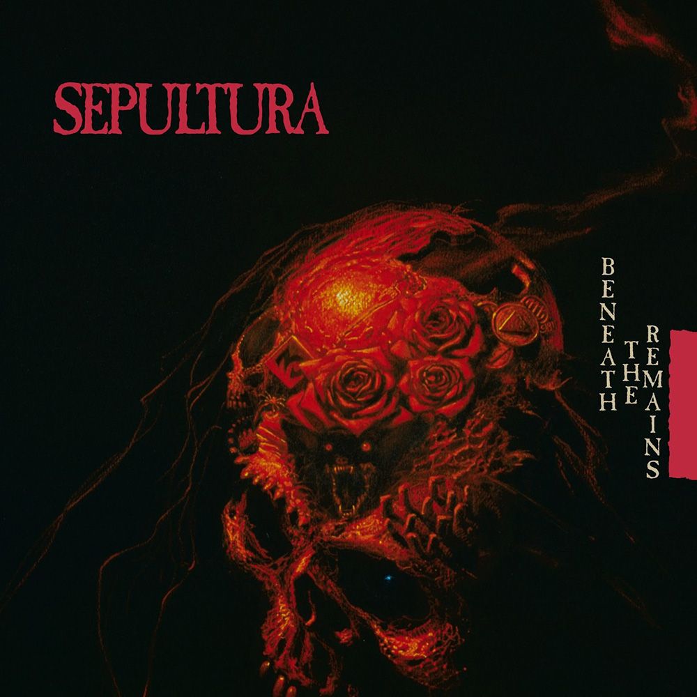 Front cover of "Beneath the Remains" by Sepultura available at Darkwoods Webstore