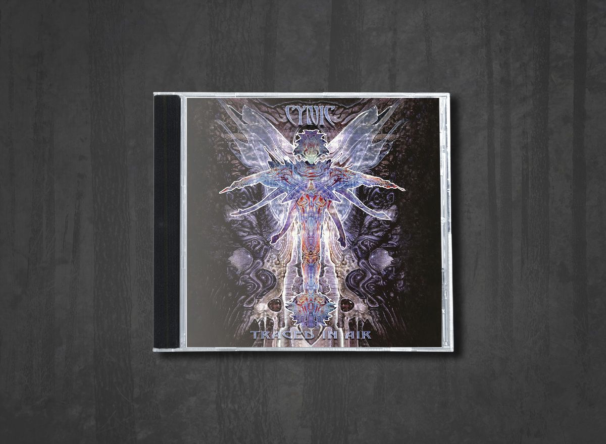 Additional artwork for "Traced in Air" by Cynic available at Darkwoods Webstore