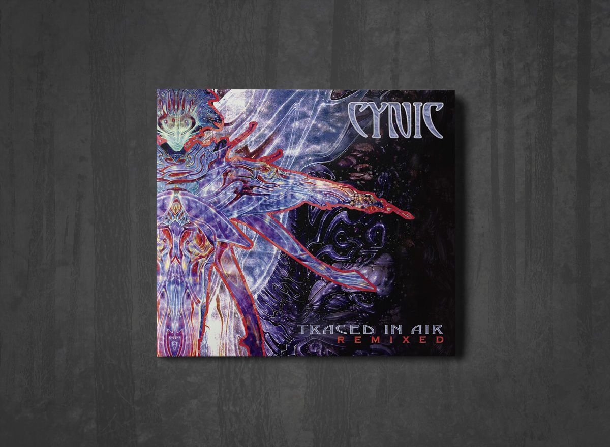 Additional artwork for "Traced in Air" by Cynic available at Darkwoods Webstore